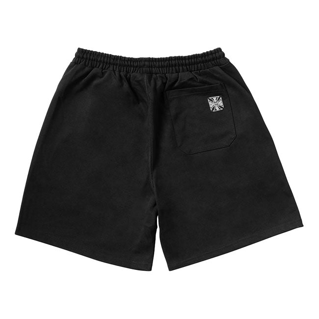 WCC brought something new into the Iron Series collection. The everyday gym staples with a West Coast Choppers touch. This collection is not only available in some new colors; but we will constantly introducing new styles. These oversized heavyweight shorts have side pockets with a nylon zipper and a patch pocket on the back. The fabric is a heavy loopback fleece. The left front features a 3D print of WCC Iron logo and a woven label at the back patch pocket.