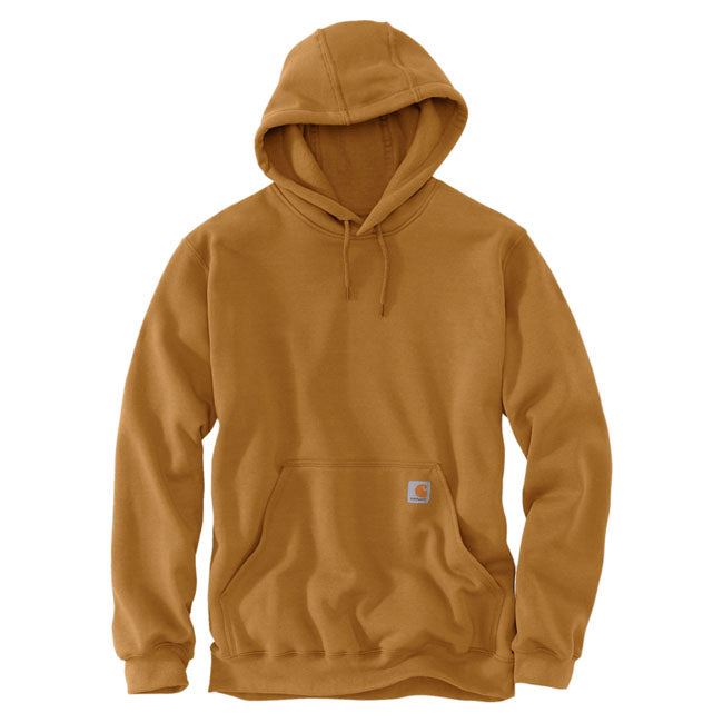 From working on site to pottering about on weekend projects; this Carhartt Marquette loose fit hoodie offers easy-wearing warmth. Carhartt durability and familiar hoodie comfort mean you can swing a hammer or relax with equal ease. A midweight cotton blend offers everyday versatility and two hand warmer pockets are ideal for long days outside as the temperature cools. The three-piece hood with adjustable draw cord meanwhile makes this loose fit cotton sweatshirt one for all occasions. Loose Fit 10.5 oz/yd