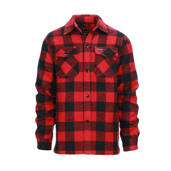 This timeless lumberjack shirt is made of high quality and has a perfect fit. With double layer for extra warmth and against rain; 100% cotton.