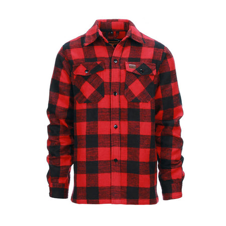This timeless lumberjack shirt is made of high quality and has a perfect fit. With double layer for extra warmth and against rain; 100% cotton.