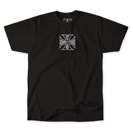 Gear up with the West Coast Choppers Parts t-shirt; a solid t-shirt crafted from premium 100% cotton for a comfortable fit and feel. Featuring the iconic Parts logo in striking color; this t-shirt embodies the rebellious spirit of the open road. Available in several color combinations; it''s designed with a comfort cut to keep you riding in style.