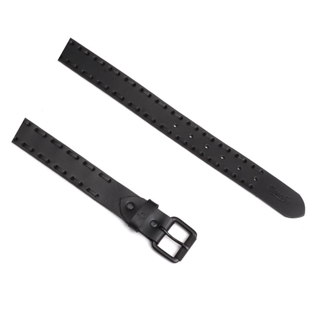 The Trip Machine Bronco belt has been forged in the old wild west with its cowboy charm. Crafted as an ode to the wild spirit; it invokes human pursuit of adventure and courage to journey into the unknown. The belts are made from natural leather and hence there will be scars; marks and spots; this will make the belt unique.