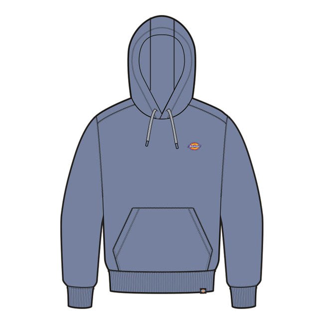 The Millersburg Hoodie has our authentic Dickies styling. Our relaxed fit men's hoodie made out of 100% cotton; French terry cloth. Featuring pouch pocket; flat locked seams; ribbed hem and cuffs; drawstring hood and iconic woven Dickies label. A preppy staple piece made for everyday wear.Materials: FRENCH TERRY; 100% COTTON; 340 GSM.