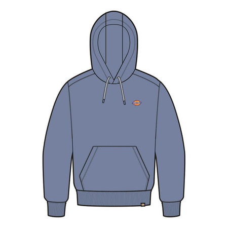 The Millersburg Hoodie has our authentic Dickies styling. Our relaxed fit men's hoodie made out of 100% cotton; French terry cloth. Featuring pouch pocket; flat locked seams; ribbed hem and cuffs; drawstring hood and iconic woven Dickies label. A preppy staple piece made for everyday wear.Materials: FRENCH TERRY; 100% COTTON; 340 GSM.