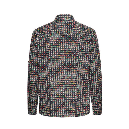 Experience the classic style with the new King Kerosin long-sleeved shirt; which impresses with its timeless details and high-quality materials. This shirt is your key to an elegant yet striking look. Made from high-quality organic cotton; the shirt offers maximum comfort and sustainability. It impresses with a classic Kent collar and a slightly rounded hem that ensures an elegant silhouette. The roll-up and fixable sleeves allow you to wear it flexibly; perfect for every occasion. The stylish all-over prin