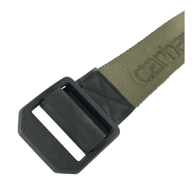 Carhartt Nylon Webbing Ladder Lock Belt Army Green Riem Voor Werk En Outdoor Gebruik