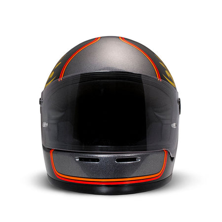The DMD Rivale is a full-face helmet with an essential and refined design that meets all the modern safety standards without giving up on the comfort of a very light helmet. With so essential design it's easy to forget there's a real innovation and technology package within. Thanks to the new tri compound fiber; DMD has achieved a super compact helmet with all the modern security standard and a comfortable fitting. Features removable and washable liner; padded chin strap with double D-ring closure and the h