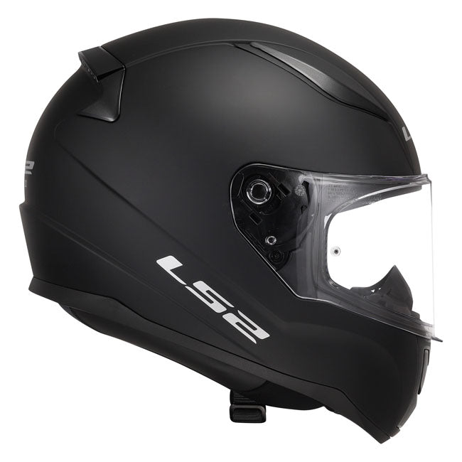 The LS2 Rapid II helmet is an urban-touring helmet with an elegant and functional design. Its advanced ventilation system ensures optimal airflow; while the moisture-wicking; removable; and washable liner keeps you fresh on every ride. The micrometric quick-release buckle provides secure and easy adjustments. Made from polycarbonate with an aerodynamic design; 3 outer shells and ready for Pinlockr 70 MaxVisionT. The Rapid II combines durability and aesthetics; making it the perfect choice for commuting or t