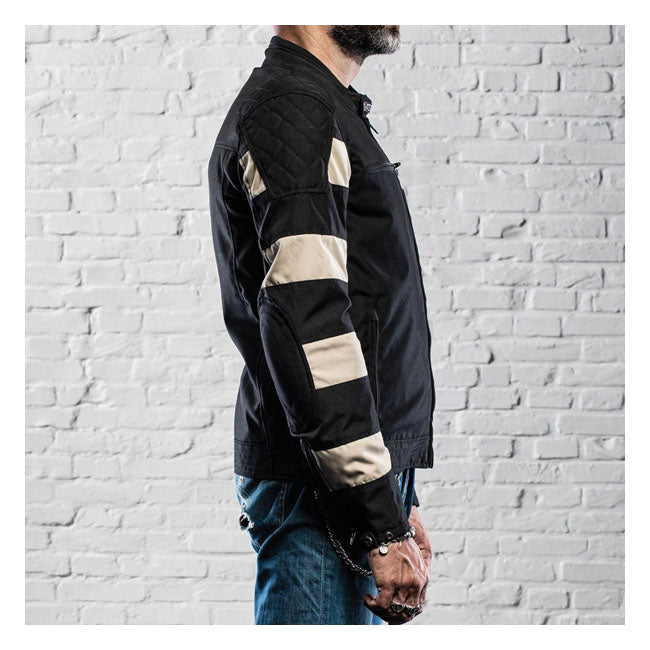 Holy Freedom Prison Motorjas CE Gekeurd Zwart Off-White