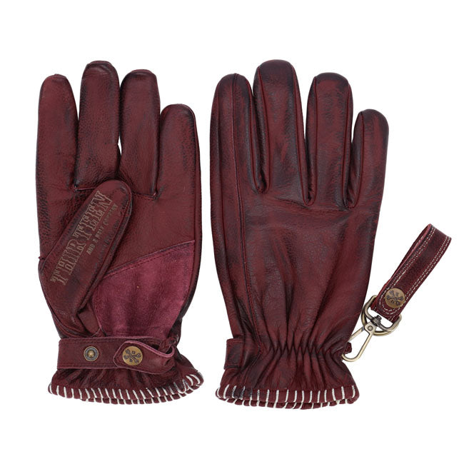 Embark on a journey with the 13 1/2 Loud Ride gloves - where rugged charm meets timeless allure in a symphony of craftsmanship and style. Inspired by the legendary designs; these gloves are more than just accessories; they''re a statement of rebellion and individuality. The gloves are made from the finest full grain cowhide and CE approved; each pair is gonna tell a story of adventure and grit; with a distressed; vintage look that only improves with age. Picture yourself on the open road; the wind in your h