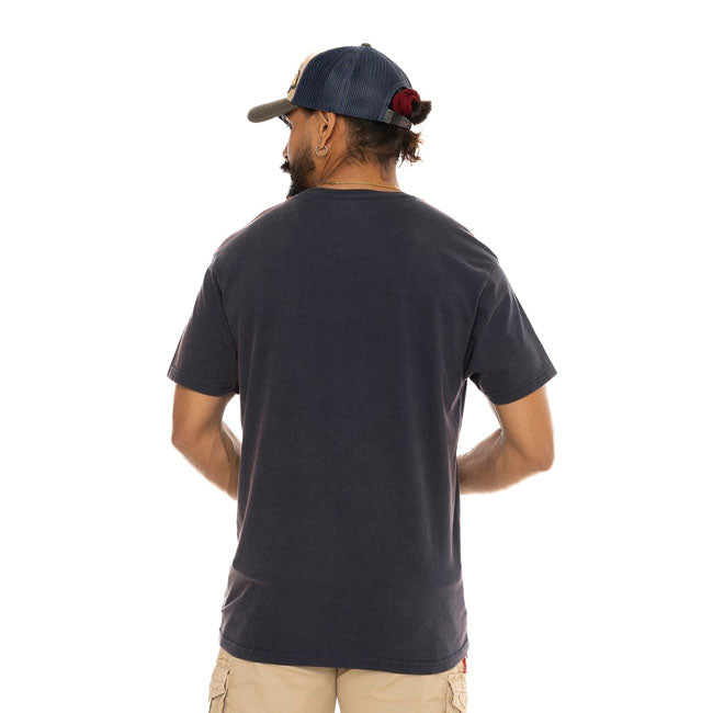 Von Dutch is an American fashion brand posthumously named after Kenny Howard; a.k.a. "Von Dutch"; an American motorcycle mechanic; artist and pinstriper. We have some nice shirts; sweats; hoodies; t-shirts and caps in our collection. All produced of cotton or a mix of cotton and elastane. So make up your mind and choose or just buy them all! Material: 100 % cotton.