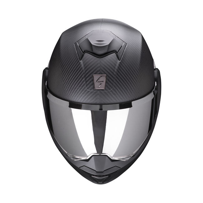 Scorpion EXO-Tech EVO does not want to be just another flip-back style modular helmet but to be a game changer with its perfect full-face looking design; wide vision with Pinlock-ready shield; low-volume shell; easy-to-operate chin bar mechanism; KwikWickrC moisture-wicking liners to keep you cool and dry and tension spring applied one-touch top vent. You will see the differences when you view it; you will feel the differences with you wear it; and you will experience the differences when you ride with it. 