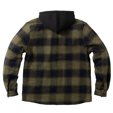 This isn''t just a flannel; it''s your armor against the cold. The WCC Hell Bent flannel jacket is built to withstand the chill; whether you''re riding through the city or working in the garage. Its sherpa-lined interior offers warmth and comfort. The jacket features a YKK zipper; a wind stopper placket; and a hood with drawstrings and snap button for added protection against the elements. With West Coast Choppers embroidery above the left chest pocket and a woven label at the lower placket; this jacket doe