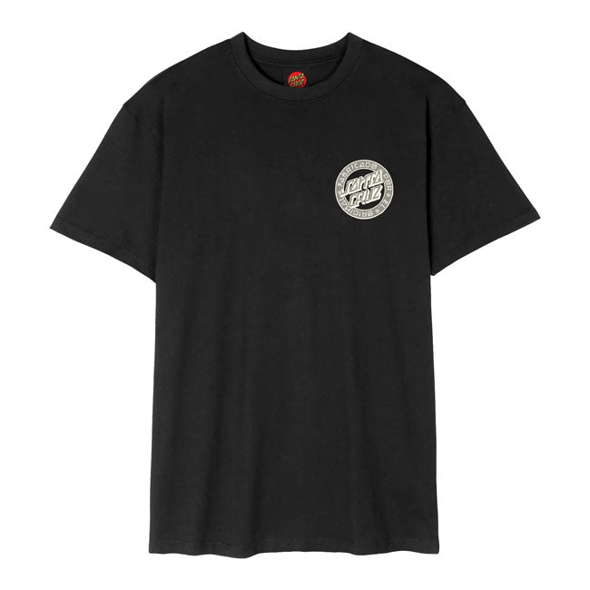 Roll up and stand out in the latest t-shirts and apparel from Santa Cruz Skateboards. The Loco Dot t-shirt features small front and large back Santa Cruz Loco Dot logo prints in soft hand ink. Santa Cruz has been manufacturing the best skateboards and apparel since 1973. Innovative skateboards and artwork from the beginning ''til the end. 100% organic cotton 180gsm jersey Regular fit
