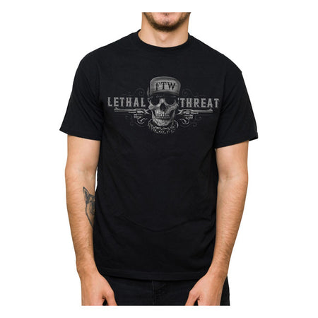 Friend or Foe it is up to you when you wear this shirt by Lethal Threat.  This T-shirt comes in "Real Men Sizing" meaning a looser; bigger; more comfortable fit; full color front and back screen print and manufactured from a soft 100% preshrunk cotton fabric for the perfect fit.