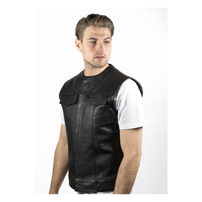 *5 WORKING DAYS EXTRA TRANSIT TIME* John Doe MC Outlaw leather vest black