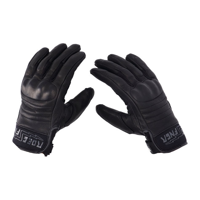 Roeg FNGR All-Leather Motorradhandschoenen Zwart Volleder Met Versterkte Palmen Ergonomische Pasvorm CE Approved EN 13594