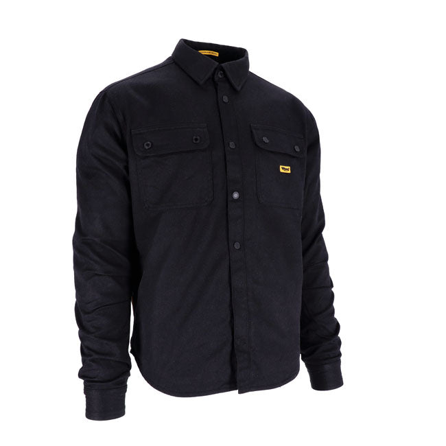 Roeg Chris Wax Overshirt Zwart Met AA Bescherming