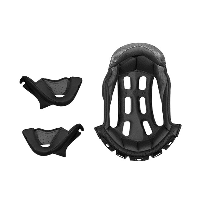 Restore that fresh out of the box feeling with a new liner and cheek pads. One interior comfort liner and two cheek pads are included with each kit; and installation is easy using button snaps.