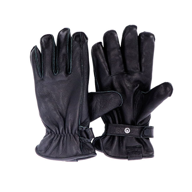 With the Roegr Jettson gloves you have an elegant vintage glove with perfect protection and some nice classic details. The Jettson gloves are full leather gloves with a press stud on the wrist for adjustment and seams stitched on the outside for an even better fit. The gloves are CE approved by EN 13594:2015. Available in black and yellow.