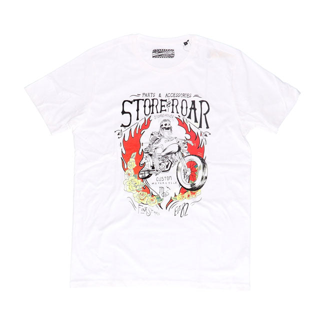 If you love Motorcycle Storehouse then you have to have one of these t-shirts from our new lifestyle collection! Made with pure cotton for all-day comfort with a regular fit. We store; you roar!