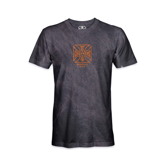 West Coast Choppers WCC OG ATX T Shirt Vintage Zwart Katoen