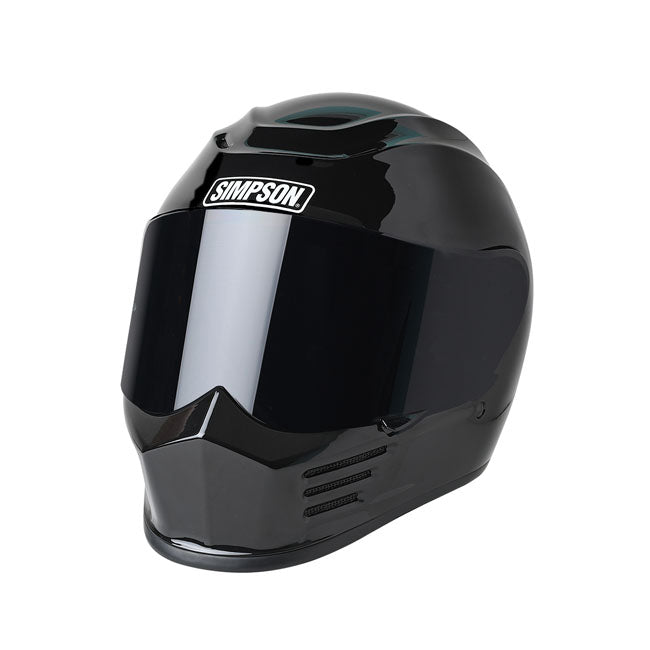 The Simpson Speed designed for a variety of riding styles such as clubstyle; bagger; streetfighter; custom; and touring. The Speed Bandit meets ECE2206 certifications. Its lightweight thermo-injected polycarbonate shell offers robust protection without compromising on comfort. Features ventilation; quick-release shield provides maximum field of view and includes a 4-position locking feature; while being Pinlock ready for added convenience. Inside; the hypoallergenic comfort liner is fully removable and wash