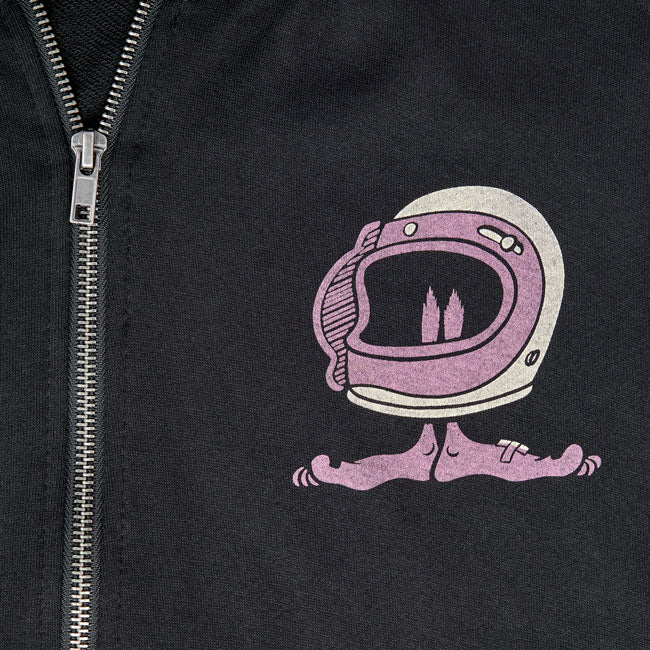 Biltwell Shorty Zip Hoodie Zwart Katoen