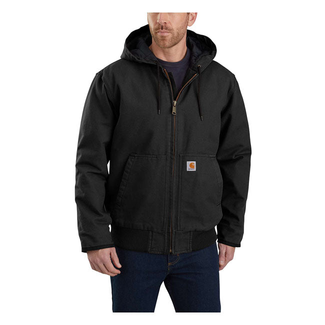 An update to one of the most popular active jackets; the J130; this jacket was designed using feedback from the Carhartt Crew. Every detail; from the hood draw cords; with cord locks to the updated zipper design for smoother use and added durability; was feedback from hardworking people who wear our gear day-in and day-out. This jacket is made with heavyweight cotton duck and lined with lightweight 3MT ThinsulateT-insulation for exceptional warmth. Loose Fit Wind FighterT - Wind resistant Attached three-