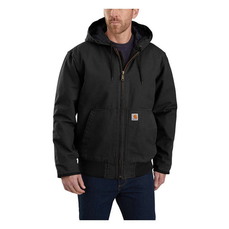 An update to one of the most popular active jackets; the J130; this jacket was designed using feedback from the Carhartt Crew. Every detail; from the hood draw cords; with cord locks to the updated zipper design for smoother use and added durability; was feedback from hardworking people who wear our gear day-in and day-out. This jacket is made with heavyweight cotton duck and lined with lightweight 3MT ThinsulateT-insulation for exceptional warmth. Loose Fit Wind FighterT - Wind resistant Attached three-