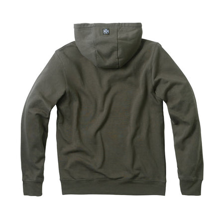 The WCC Frisco hoodies are made for your comfort. The cut and sew makes sure it will provide the right fit to make it an everyday favourite. The West Coast Choppers Motorcycle Co. logo is embroidered. The hood has an OG cross label. The hoodies are made with a blend of cotton and polyester. Available in several colors.