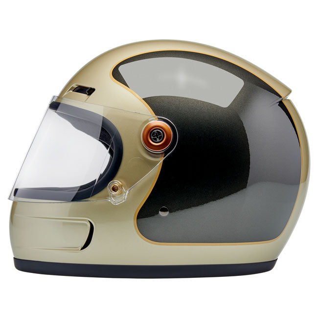 Biltwell Gringo SV Helm Champagne Met Ventilatieopeningen Voor Comfort En Veiligheid DOT FMVSS 218 ECE R22.06