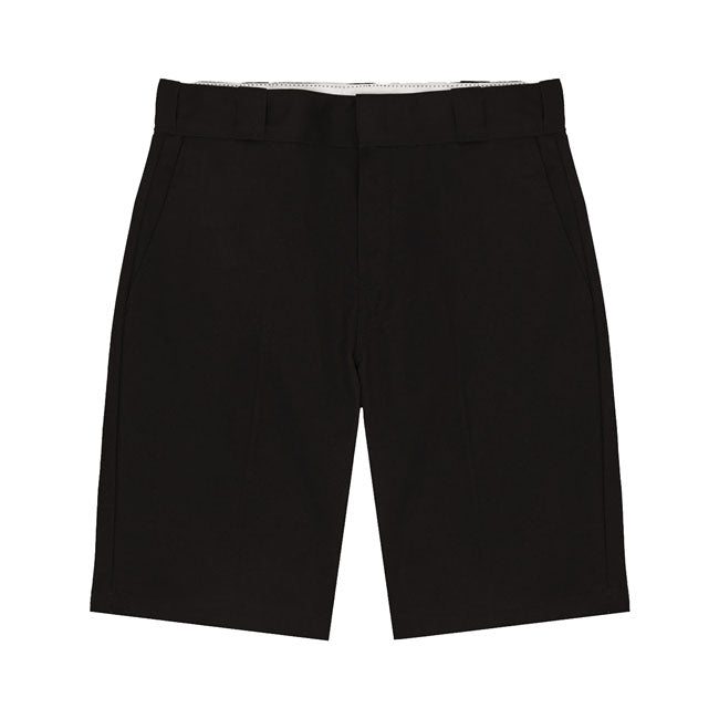 Based on the Original 874 Pant; the 874 Short is a 10" length work short with authentic Dickies detailing. Featuring fly and button closure and wide fitted waistband with belt loops. Built for durability and comfort.Materials: 65% POLYESTER 35% COTTON; 278 GSM.