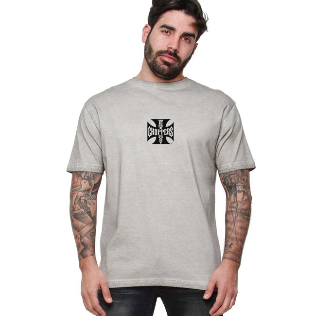 Ride in classic chopper style with the West Coast Choppers OG LBC cross t-shirt. Crafted from 100% premium cotton; this vintage washed t-shirt offers a comfortable fit and feel. Featuring the iconic OG Cross ATX logo in striking orange; it''s a bold statement piece for any rider.