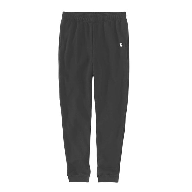 Carhartt Midweight Tapered Sweatpant Zwart Met Verstelbare Taille En Voorzakken Met Rits