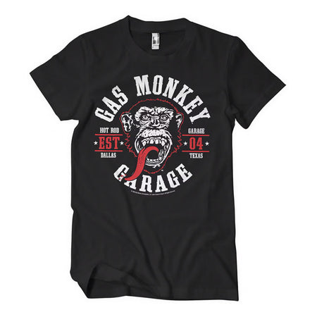 Gas Monkey Garage! Choose your favorite t-shirt; hoodie; tanktop; long sleeve or cap from the legendary Dallas-based garage founded by Richard Rawlings and made famous by their tv show. Blending craftsmanship; rock 'n' roll energy; and Texas grit; Gas Monkey Garage has become a symbol of automotive passion and bold designs. Also their apparel have bold designs; every piece; from rugged t-shirts to stylish hoodies are made from 100% cotton have a nice print on the back or front. Wear the legend. Embrace the 