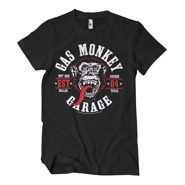 Gas Monkey Garage! Choose your favorite t-shirt; hoodie; tanktop; long sleeve or cap from the legendary Dallas-based garage founded by Richard Rawlings and made famous by their tv show. Blending craftsmanship; rock 'n' roll energy; and Texas grit; Gas Monkey Garage has become a symbol of automotive passion and bold designs. Also their apparel have bold designs; every piece; from rugged t-shirts to stylish hoodies are made from 100% cotton have a nice print on the back or front. Wear the legend. Embrace the 
