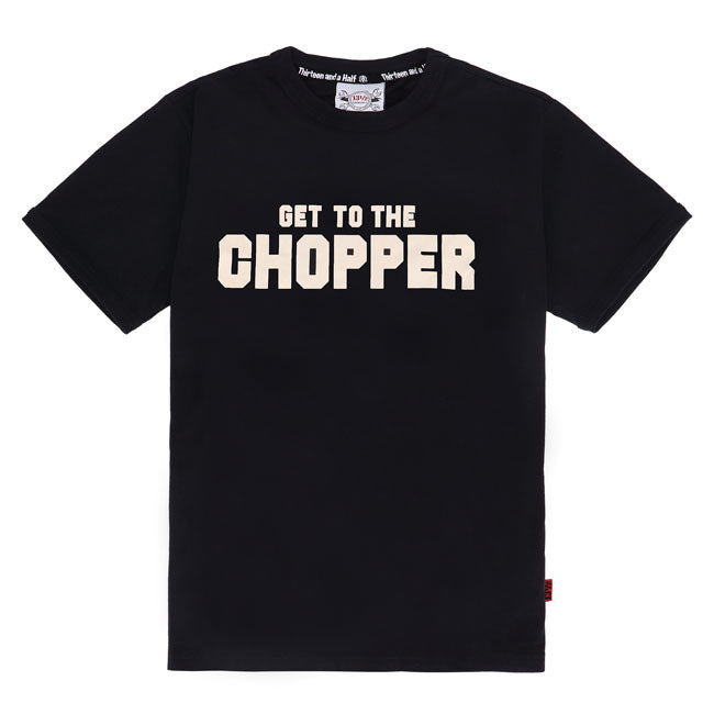 13 1/2 Get To The Chopper T Shirt Zwart