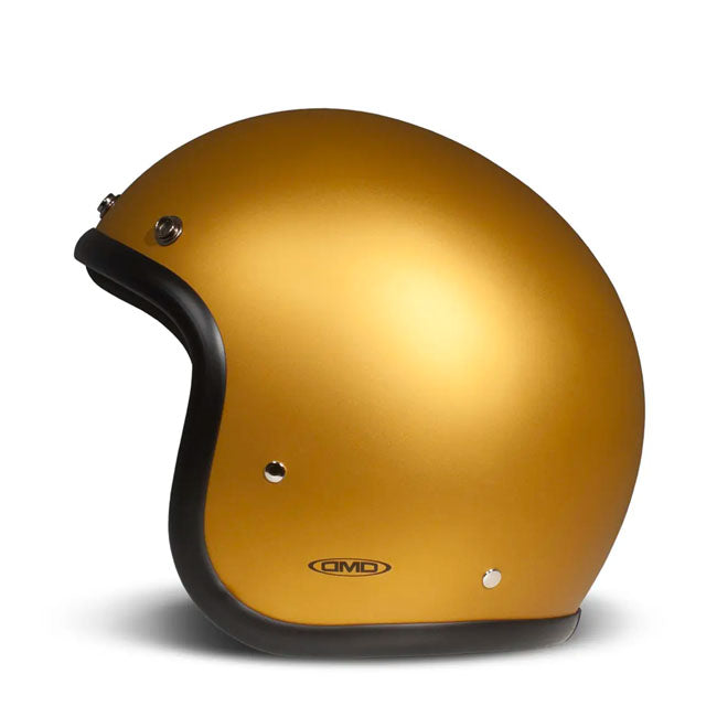 DMD Retro Ocra Helm ECE 22.06 Glasvezel Bluetooth Visier Snaps Uitneembare Voering