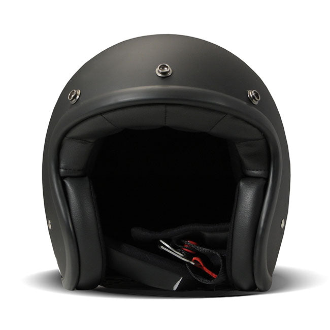 Embrace the fusion of classic style and modern functionality with the DMD Retro helmet; a nod to the iconic 70''s design. This helmet isn''t just a protective gear but a statement piece; crafted for those who dare to stand out. With its ECE 22.06 approved fiberglass shell available in three sizes; it offers a snug fit. The helmet is bluetooth ready; features integrated snaps for visors; and boasts a luxurious; washable lining with Velcro for a custom fit. Secured with a padded chin strap and a reliable Doub