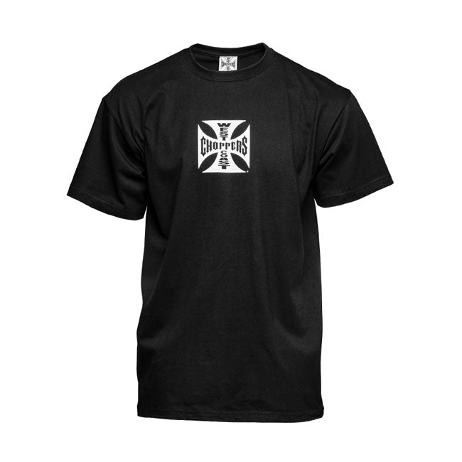 West Coast Choppers WCC OG Classic ATX T Shirt Zwart 100 Procent Katoen Met Logo Op Borst En Rug