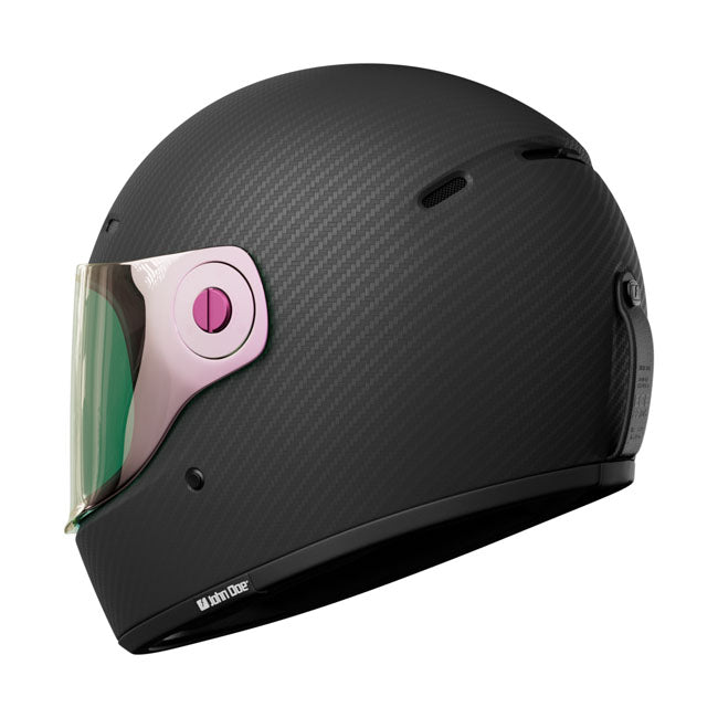 The John Doe JD/One Helmet gives you no end of possibilities for customization to match your look. The helmet comes in a retro 70s design without compromising on safety and comfort. Whether you're into speeding along the highways; planning an off-road adventure; or aiming for that old-school look; this helmet goes with every motorbiking style. The newly developed Multi-Lock system makes it easy to attach accessories such as a visor; sun peak; or blanking panel. This lets you customize your helmet exactly th