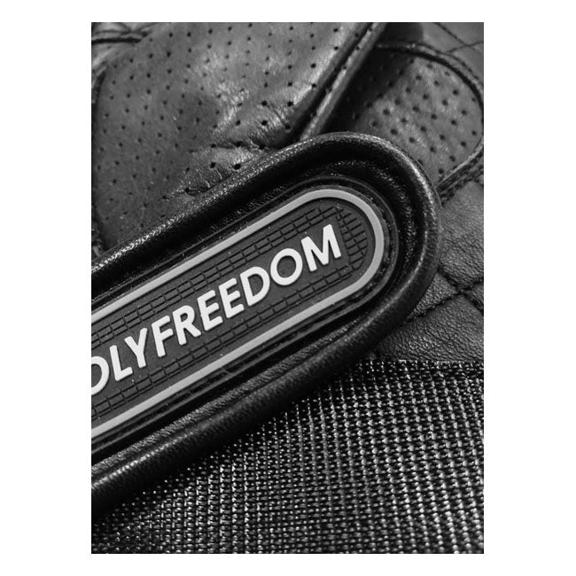 The Holy Freedom Bullit 2021 glove is a nice cafe racer style glove with improved fitting; padded comfort liner; perforation for cooling and velcro closure strap with micro injection logo and a new logo on the wrist. It is made from full grain leather with internal contoured reinforcements for knuckles and fingers. The glove has a CE EN13594 homologation. This is a specialised standard for assessing the level of protection provided by a glove during a potential accident while motorcycle riding.