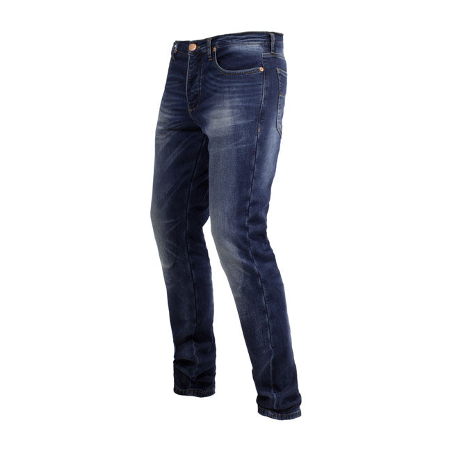 John Doe Ironhead XTM Jeans Donkerblauw Gebruikt Knie