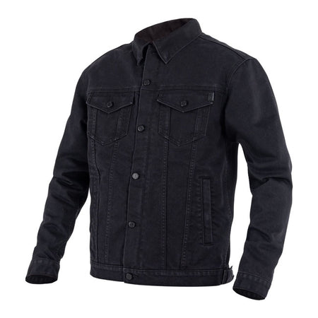 The John Doe Maverick is an XTMr monolayer jacket in a vintage look styled according to the classic 70''s denim jacket. The important thing is that this AAA-certified XTM denim jacket offers timeless design along with high-level safety; reinforced by elbow; shoulder and optional back protectors. The jacket has a slightly longer box fit. The eyelet buttons; covered YKK front zipper and patch breast pockets lend an air of authenticity in a true-to-the-original denim jacket style. CE certification AAA (EN 170