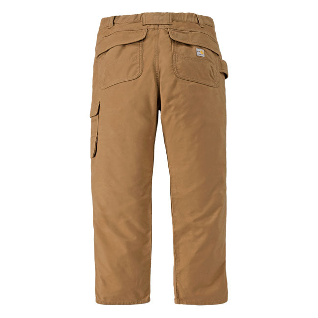 Relaxed fit; straight leg ú Rugged FlexT - Allows for more movement ú Comfortable fit through the seat and thigh with more room to move which sits at the waist ú Long Trousers ú Kick panels ú Reinforced kick panels ú Two reinforced front slash pockets ú FR threads ú Left leg CorduraT Fabric reinforced ledge utility cargo pocket ú Rugged Flex CorduraT fabric top; full capacity back pockets ú Flex CorduraT fabric secure kneepad pockets conform to EN 14404-1:2022 dimensions with cleanout openings and