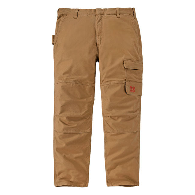 Carhartt Flex Canvas Cargo Broek Bruin Relaxed Fit Rugged Flex