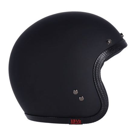 The best way to stay safe on a motorcycle is to not ride a motorcycle; but let's skip that option and go for an ECE 22.06 approved helmet that looks amazing. These 13 « Skull bucket helmets are old-school cool; with vintage colors and graphics that match your chopper style. The Buckets are made of fiberglass in four different shells and are available in sizes ranging from Extra Small to Double XL. Complete with padded chin strap and classic double d-ring closure; plus integrated snaps for shields and peaks