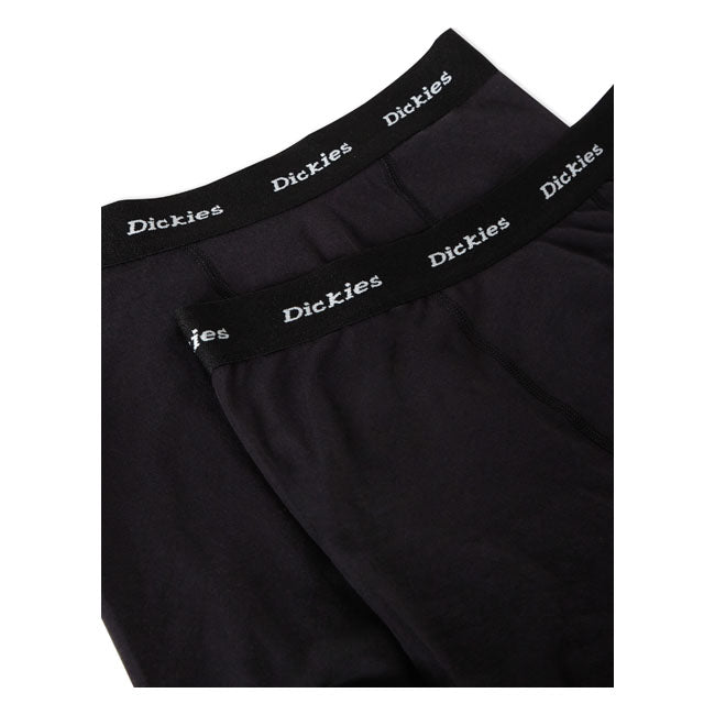 The Dickies 2 Pack Trunks are made from a cotton blend jersey; resulting in the perfect pair of soft; comfortable and breathable trunks. Available in black with elasticated Dickies waistband. The new staple made for everyday wear.