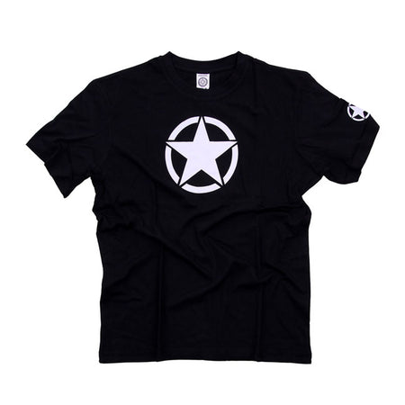 A T-shirt with tapered neck and perfect fit with WWII Military Allied Vehicle Star. Made of 100% cotton.